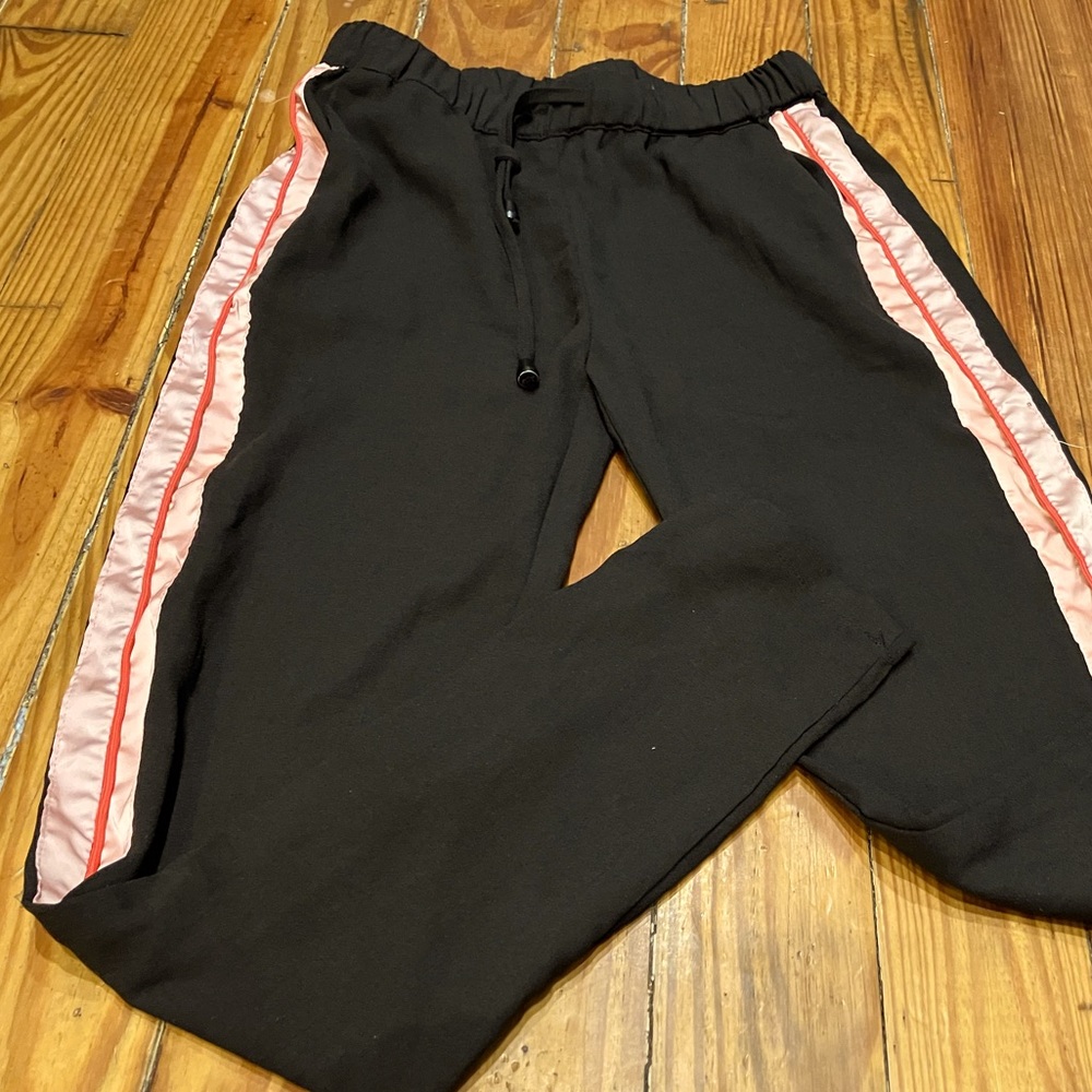 Sofie Schnoor Drawstring Black Pants Size 12